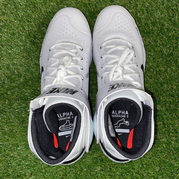 Nike Alpha Huarache Elite 3 Mid Metal Baseball Cleats CV3550-105 Men’s NEW main image 13